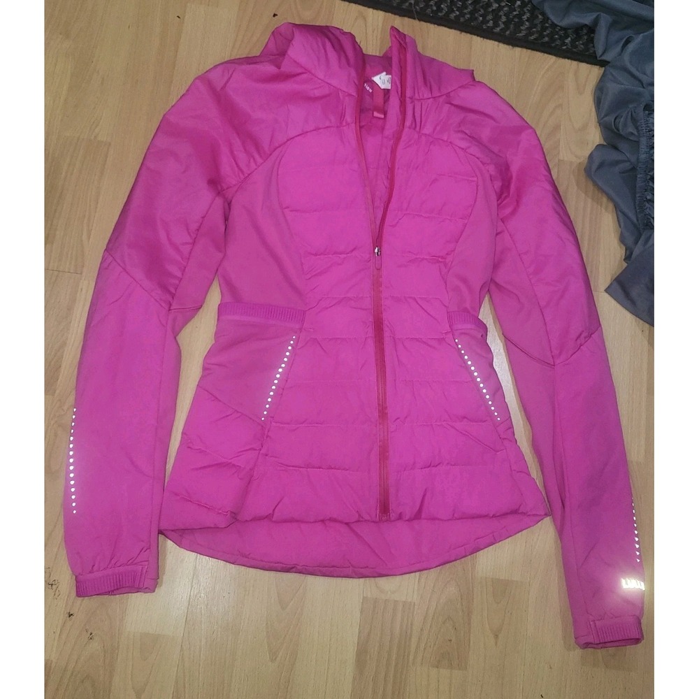 Lululemon Athletic Bright Neon Pink Jacket Coat Womens Size 4